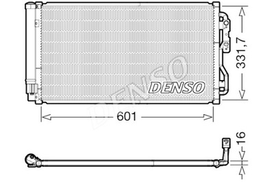 DENSO КОНДЕНСАТОР КОНДИЦИОНЕРА BMW 1 F20 1 F21 2 F22 F87 2 F23 3 F30 фото