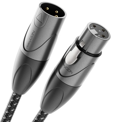 Kabel audio XLR deleyCON 2m