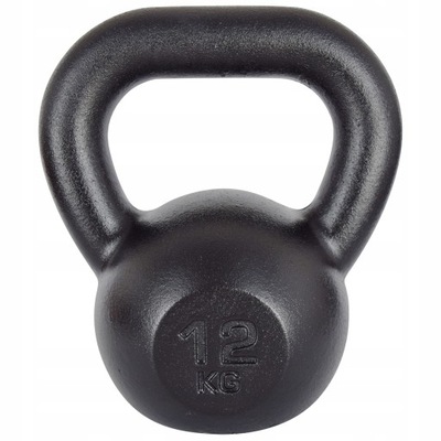 Kettlebell żeliwny Kawmet 12 kg