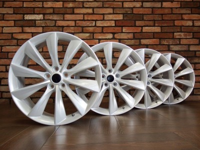 LLANTAS TESLA MODELO S 21 INTEGROS BLANCA PERLA  