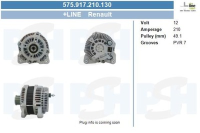 BV PSH 575.917.210.130 ALTERNADOR  