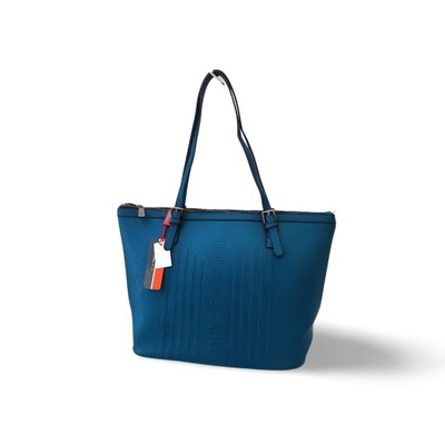 Pierre Cardin torba shopper niebieska indygo