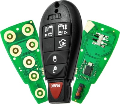 Chrysler jeep dodge ram ключ-брелок ключ pilot 433mhz фото №1