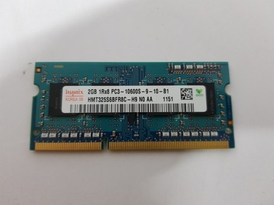 PAMIĘĆ DO LAPTOPA RAM 2GB DDR3 SO-DIMM