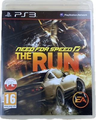 NEED FOR SPEED THE RUN NFS płyta ideał komplet PL PS3