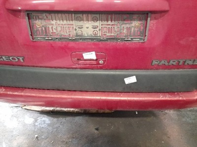 Бампер задний peugeot partner фото №1