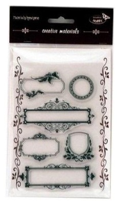 Stemple kreatywne ramki ozdobne