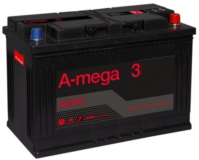 АККУМУЛЯТОР AMEGA AGRO 12V 120AH 850A