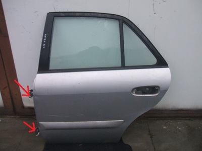 Mazda 626 97-02 дверь левая задняя петля стекло фото №1