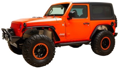 Jeep wrangler jl расширители крыльев сталь 2018+ фото №1