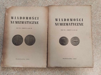 Wiadomości numizmatyczne roniczk 1964 - Kompletny