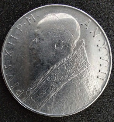 0392 - Watykan 100 lirów, 1956