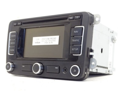 Радіо navi дисплей gps cd vw passat b7 tiguan scirocco 3c8035279b фото №1