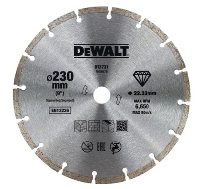 Tarcza diamentowa DeWalt 230mm (DT3731-QZ)