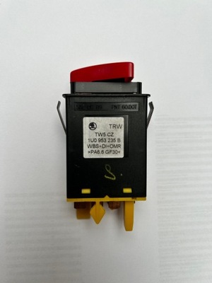 CONMUTADOR LUZ AWARYJNEGO 1U0953235B300 NOWY, ORIGINAL SKODA OCTAVIA  