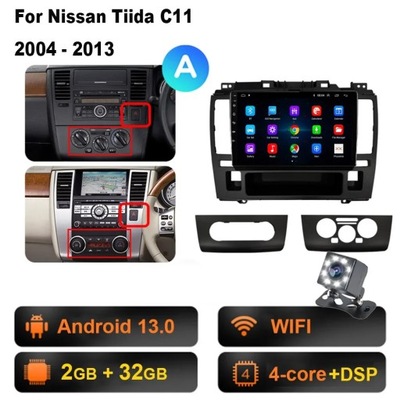 NAVEGACIÓN GPS DSP RADIO DE AUTOMÓVIL CON ANDROIDEM PARA NISSAN TIIDA C11 2004-2013 CARPLAY  