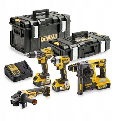 DEWALT 18V Zestaw narzędzi bezszczotkowych 3X5Ah