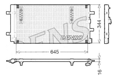 DENSO KONDENSATORIUS KONDICIONAVIMO AUDI A4 2.0 TDI QUATT 