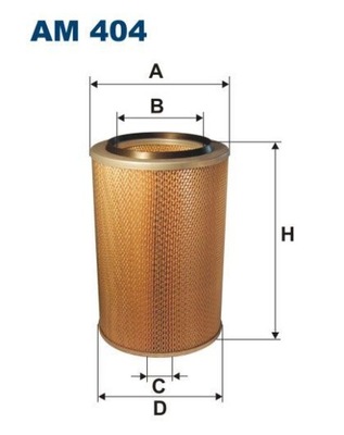 FILTRO AIRE AM404/FIL FILTRON FILTROS  