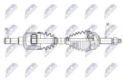 SEMI-EJE DE ACCIONAMIENTO CHRYSLER PACIFICA 3.5 2WD/AWD 03-,  