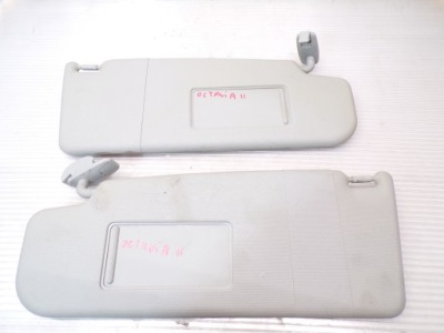 Козирки захист сонцезахисні skoda octavia ii lift правий лівий комплект фото №1