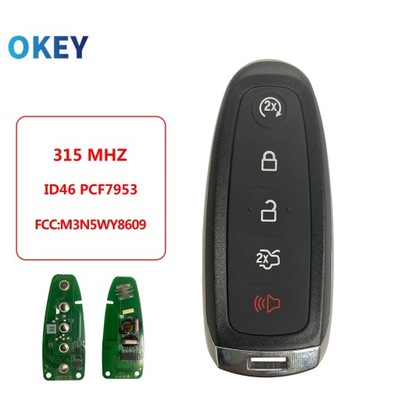 OKEY REMOTE CONTROL SMART CAR KEY PARA FORD EXPLORER EDGE FLEX C-MAX ~25723  