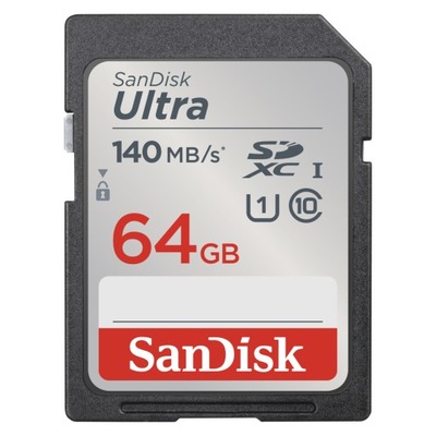 Karta SD SanDisk Ultra 64 GB 140 MB/s