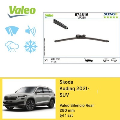 WIPER BLADE ON REAR FOR SKODA KODIAQ SUV (2021-) VALEO  
