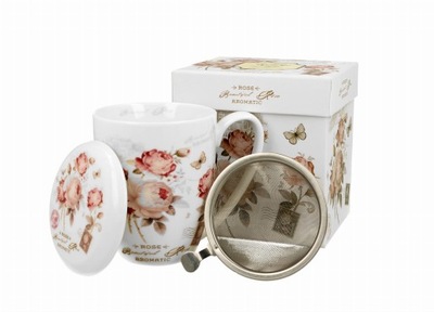 Kubek z zaparzaczem 380 ml SECESJA