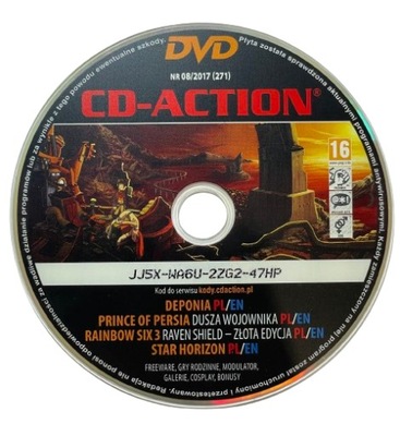 CD-ACTION DVD cztery gry
