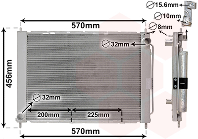 MODULE REFROIDISSANT RENAULT 
