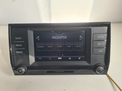 RADIO BLUETOOTH MP3 MEDIA SKODA KAROQ KODJAQ 565035869 PL MENÚ MIB2 GAS-GASOLINA  