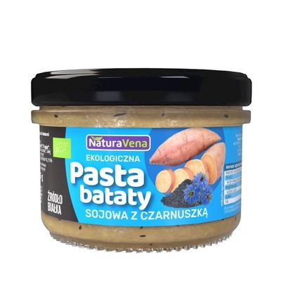 Pasta z soi z batatami i czarnuszką BIO 185 g Natu