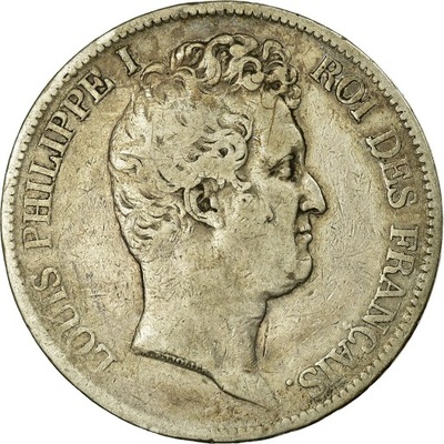 Moneta, Francja, Louis-Philippe, 5 Francs, 1830, L