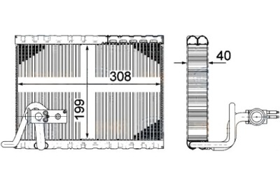 Hella испаритель кондиционера citroen ds5 1.6 thp 15 фото №1