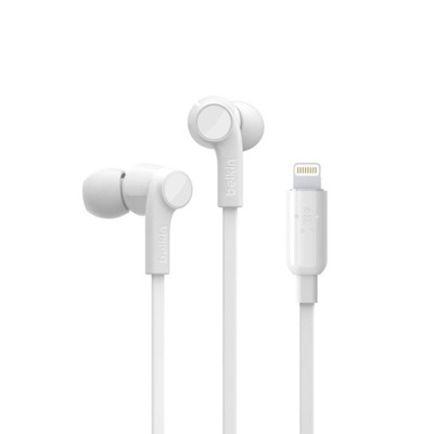 Belkin SOUNDFORM słuchawki douszne Lightning białe