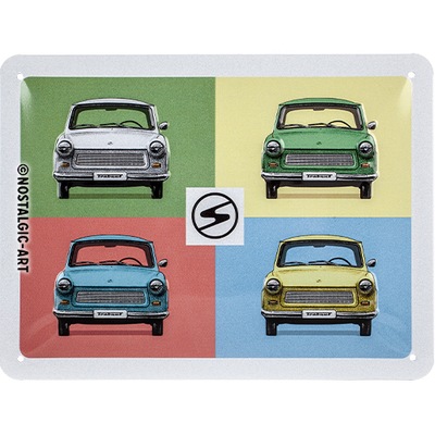 ТАБЛИЦА ПОДАРОК PLAKAT 15X20 TRABANT POP ART