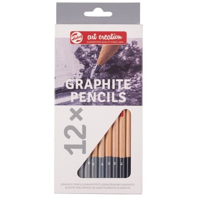 Zestaw ołówków grafitowych - Talens Art - 12 szt.