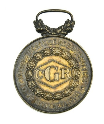 MEDAL FRANCJA SREBRO WAGA 26,5 g (12399)