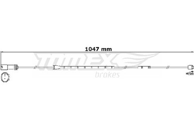 SENSORES DESGASTE ZAPATAS TOMEX BRAKES TX 31-21  