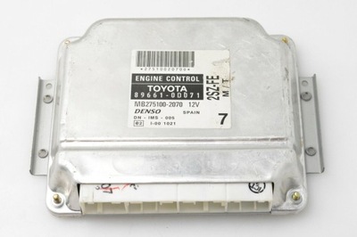 COMPUTADOR UNIDAD DE CONTROL ECU 89661-0D071 TOYOTA YARIS  