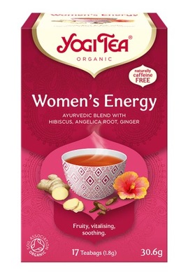 Herbata Yogi Tea Women's Energy - Energia (17x1,8g)