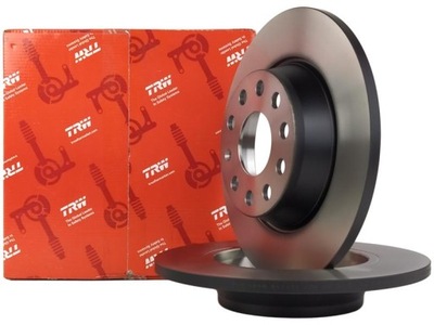 TRW DISCOS PARTE TRASERA AUDI A3 8P Q3 8U SEAT ALTEA 282MM  