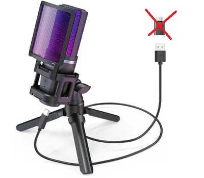 Zealsound Mikrofon gamingowy USB PC streamingu podcast Studio IPHONE