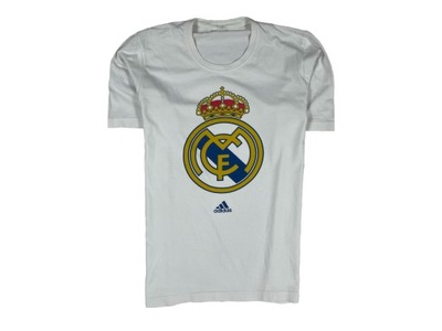 Adidas Real Madrid koszulka tshirt unikat logoL XL