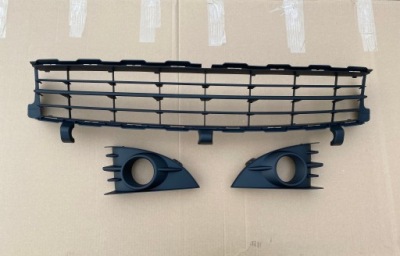 Renault scenic ii lift 06- комплект решітка + захист фото №1
