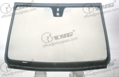 Скло лобове peugeot 607 2000-2004 m. na датчик. круглий фото №1