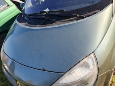 Капот крышка двигателя перед renault scenic 2 2 04 год lak ted97 dużo foto фото №1