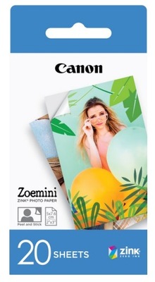 Papier fotograficzny Canon ZINK Zoemini 20 ark.