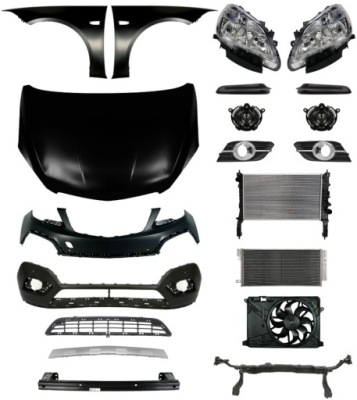 Opel mokka 12-16 бампер pas капот крила фото №1